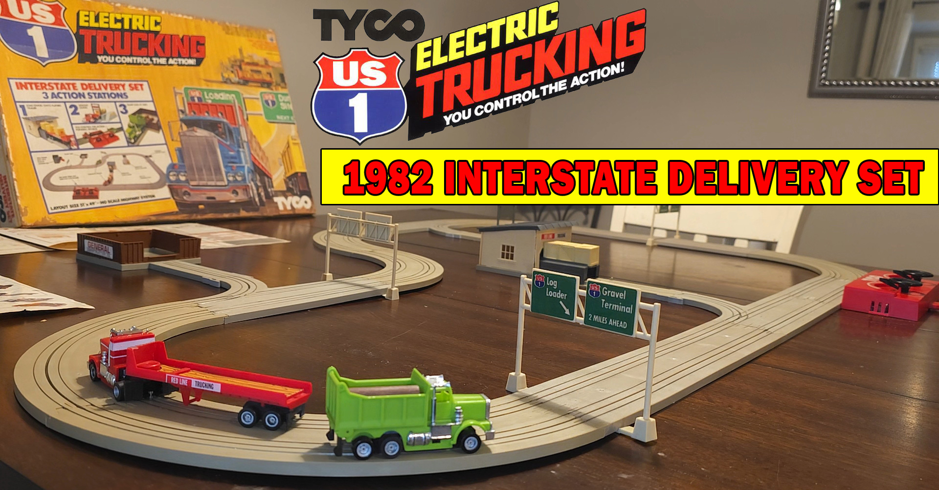 Tyco US1 Trucking Interstate Delivery Set 3206